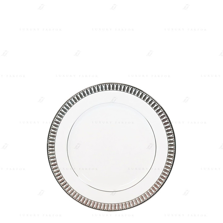 Тарелка закусочная 19см коллекции Plumes Platin бренда Haviland