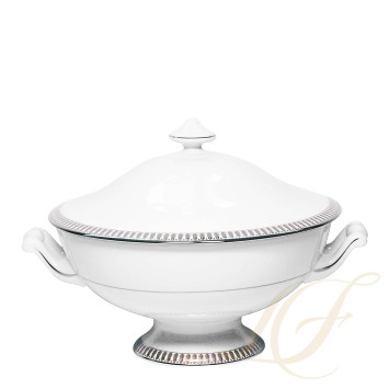 Супница 2л коллекции Plumes Platin бренда Haviland