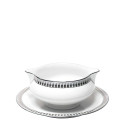 Соусник с подставкой 0,3л коллекции Plumes Platin бренда Haviland