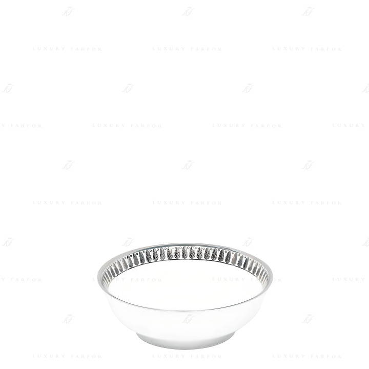 Чаша для фруктов 12см коллекции Plumes Platin бренда Haviland