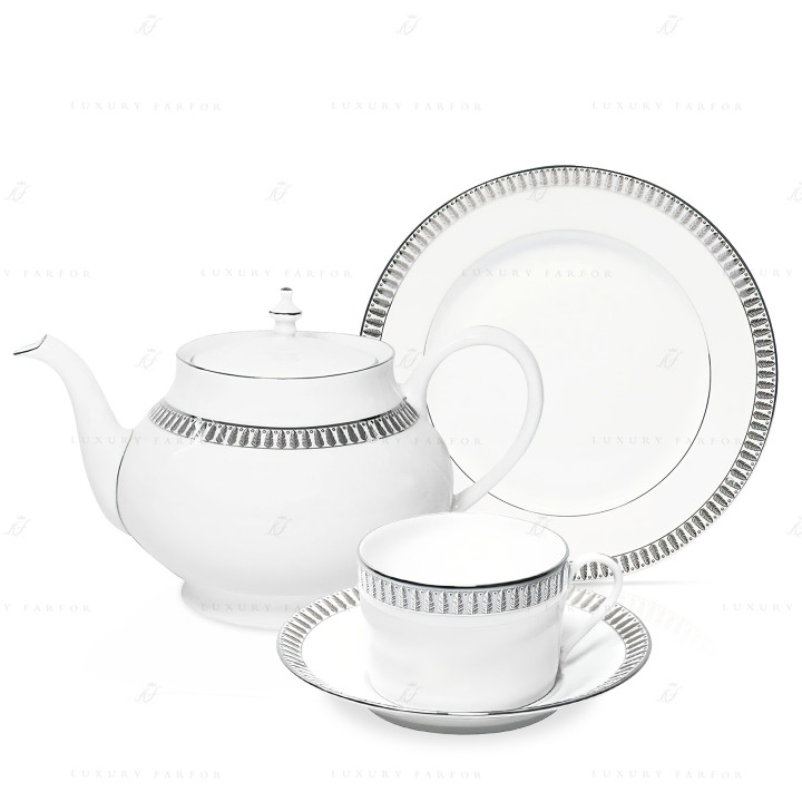 Коллекция Plumes Platin бренда Haviland