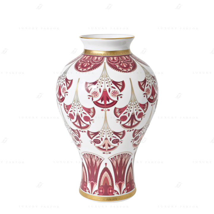 Ваза 35см коллекции Reves Du Nil Pourpre бренда Haviland
