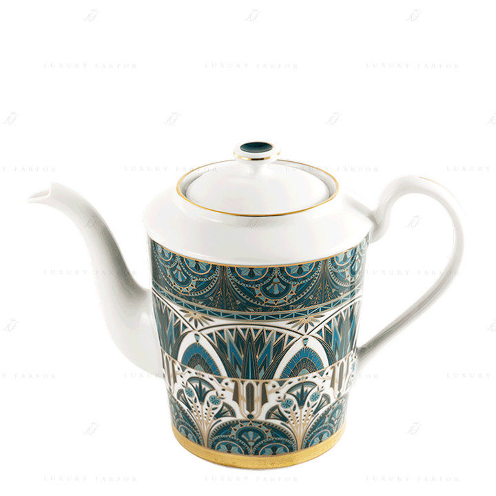 Чайник 1л коллекции Reves Du Nil Vert Or бренда Haviland