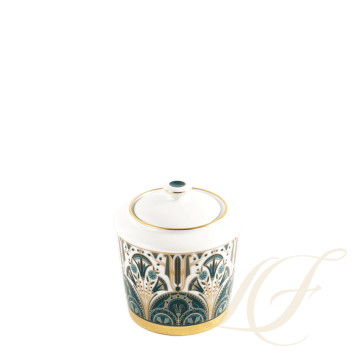 Сахарница 0,25л коллекции Reves Du Nil Vert Or бренда Haviland
