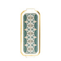 Блюдо для пирога 39х15,5см коллекции Reves Du Nil Vert Or бренда Haviland