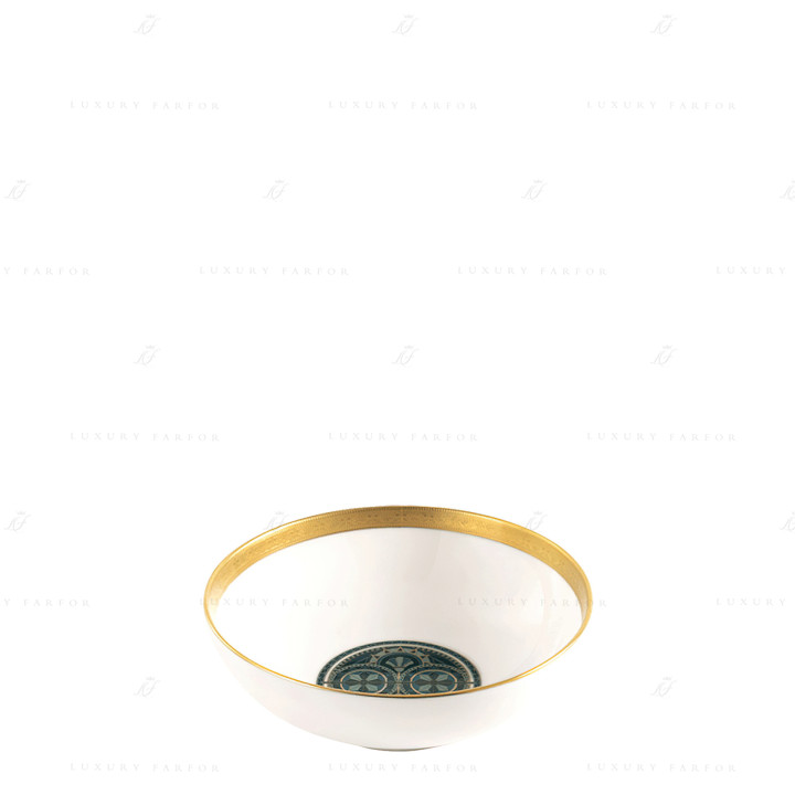 Чаша для риса 13см коллекции Reves Du Nil Vert Or бренда Haviland
