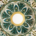 Тарелка десертная 16см коллекции Reves Du Nil Vert Or бренда Haviland