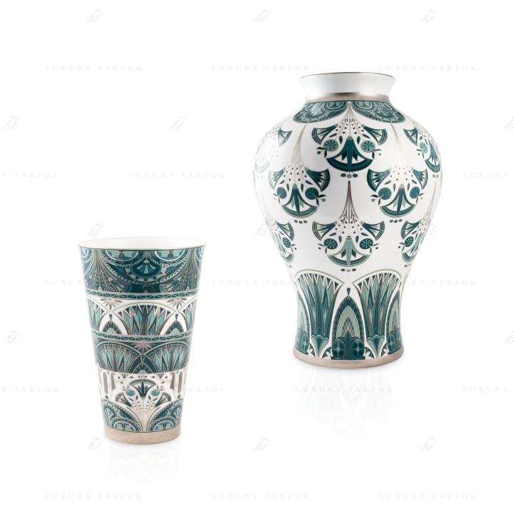 Коллекция Reves Du Nil Vert Platin бренда Haviland