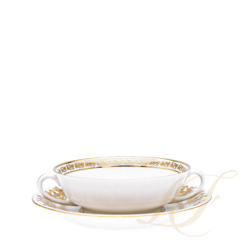 Чаша суповая с блюдцем 16см коллекции Ritz Imperial бренда Haviland