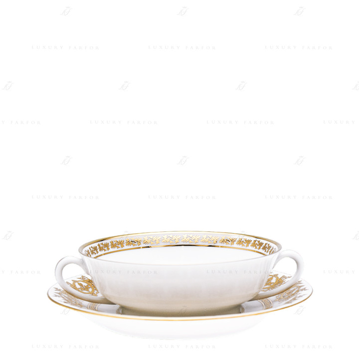 Чаша суповая с блюдцем 16см коллекции Ritz Imperial бренда Haviland