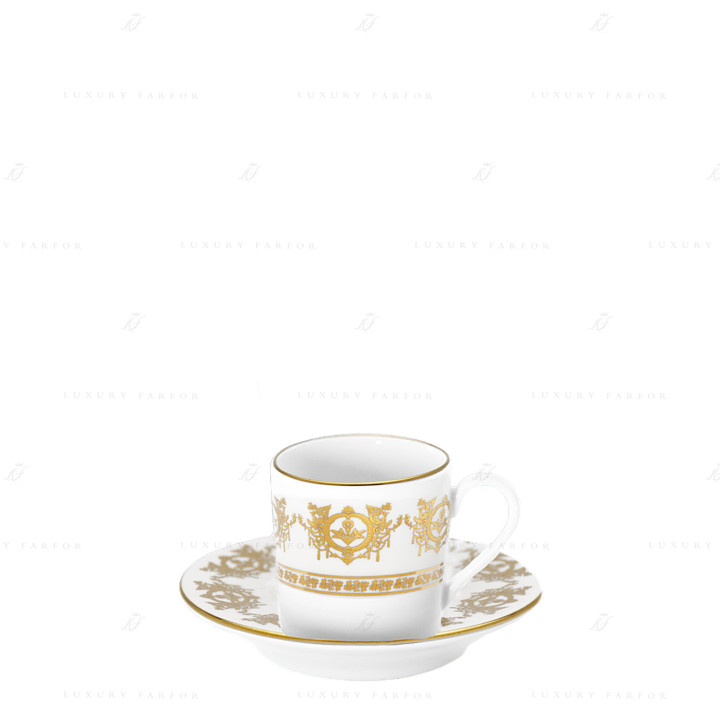 Чашка кофейная с блюдцем 0,075л коллекции Ritz Imperial бренда Haviland