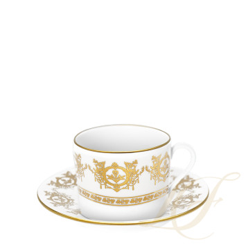 Чашка для завтрака с блюдцем 0,3л коллекции Ritz Imperial бренда Haviland