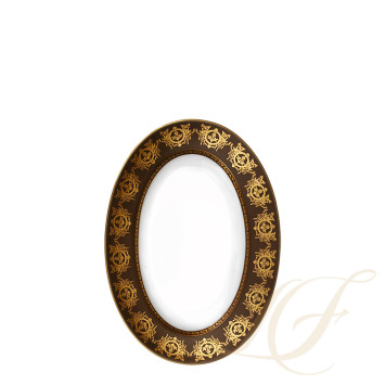 Блюдо для гарнира 23х16,5см коллекции Ritz Imperial Bronze бренда Haviland