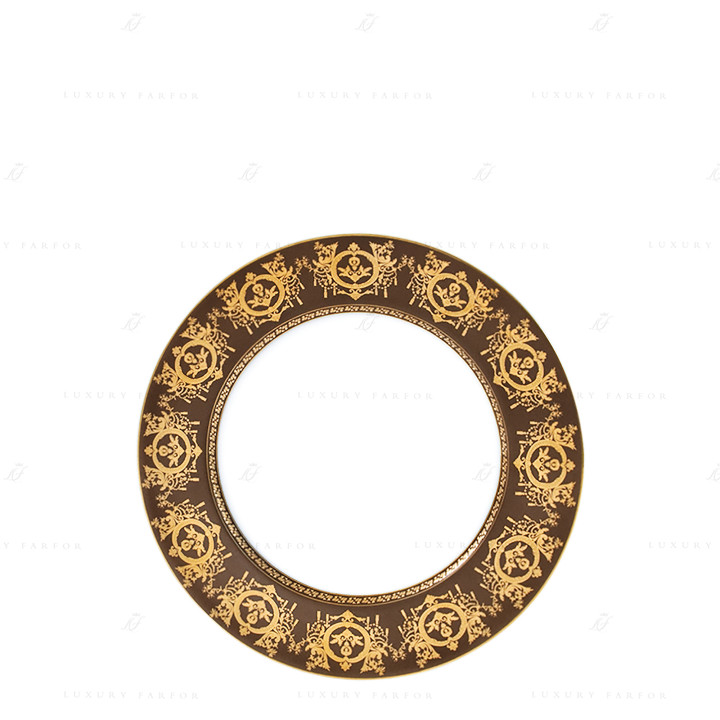 Тарелка закусочная 22см коллекции Ritz Imperial Bronze бренда Haviland