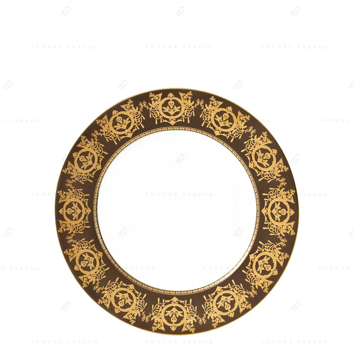 Тарелка главная 28см коллекции Ritz Imperial Bronze бренда Haviland