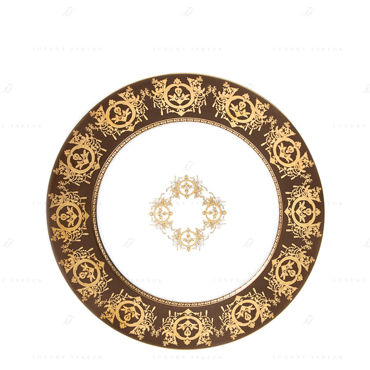 Тарелка сервировочная 31см коллекции Ritz Imperial Bronze бренда Haviland