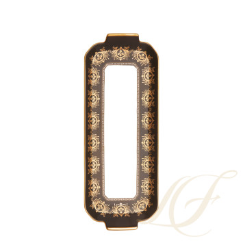 Блюдо для пирога 39х15,5см коллекции Ritz Imperial Bronze бренда Haviland