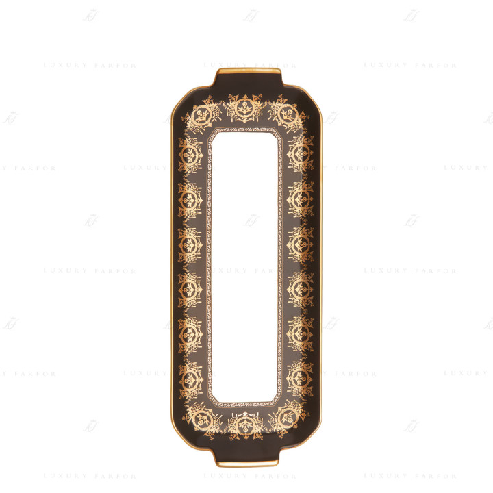 Блюдо для пирога 39х15,5см коллекции Ritz Imperial Bronze бренда Haviland