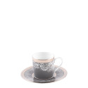 Чашка кофейная с блюдцем 0,075л коллекции Romane Gris бренда Haviland