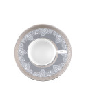 Чашка кофейная с блюдцем 0,075л коллекции Romane Gris бренда Haviland