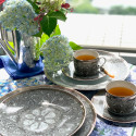 Чашка кофейная с блюдцем 0,075л коллекции Romane Gris бренда Haviland