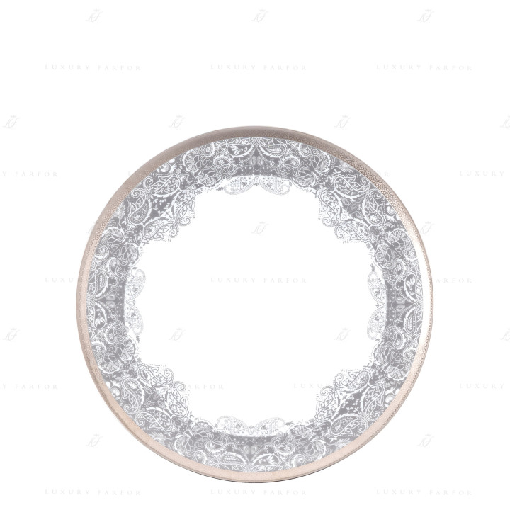 Тарелка главная 28см коллекции Romane Gris бренда Haviland