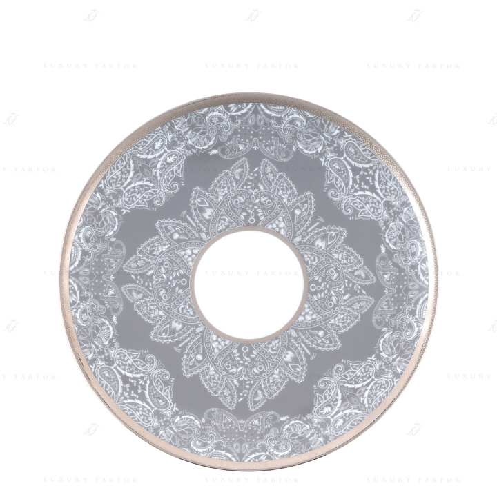 Тарелка сервировочная 32см коллекции Romane Gris бренда Haviland