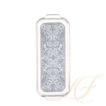 Блюдо для пирога 39х15,5см коллекции Romane Gris бренда Haviland
