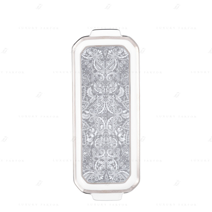 Блюдо для пирога 39х15,5см коллекции Romane Gris бренда Haviland