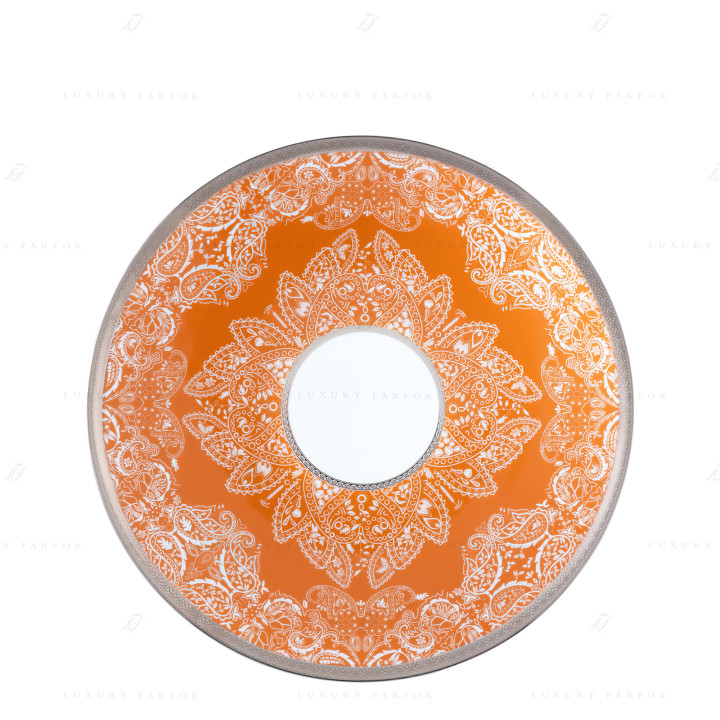 Тарелка сервировочная 32см коллекции Romane Orange бренда Haviland