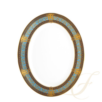Блюдо овальное 40см коллекции Salon Murat Bleu Ciel бренда Haviland