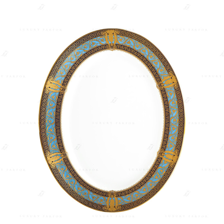 Блюдо овальное 40см коллекции Salon Murat Bleu Ciel бренда Haviland