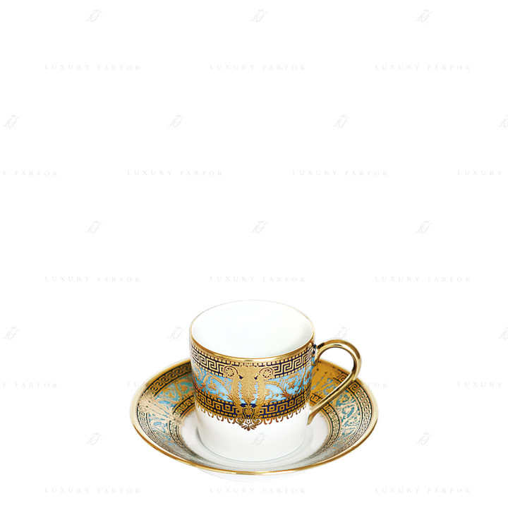 Чашка кофейная с блюдцем 0,075л коллекции Salon Murat Bleu Ciel бренда Haviland