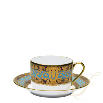 Чашка чайная с блюдцем 0,14л коллекции Salon Murat Bleu Ciel бренда Haviland
