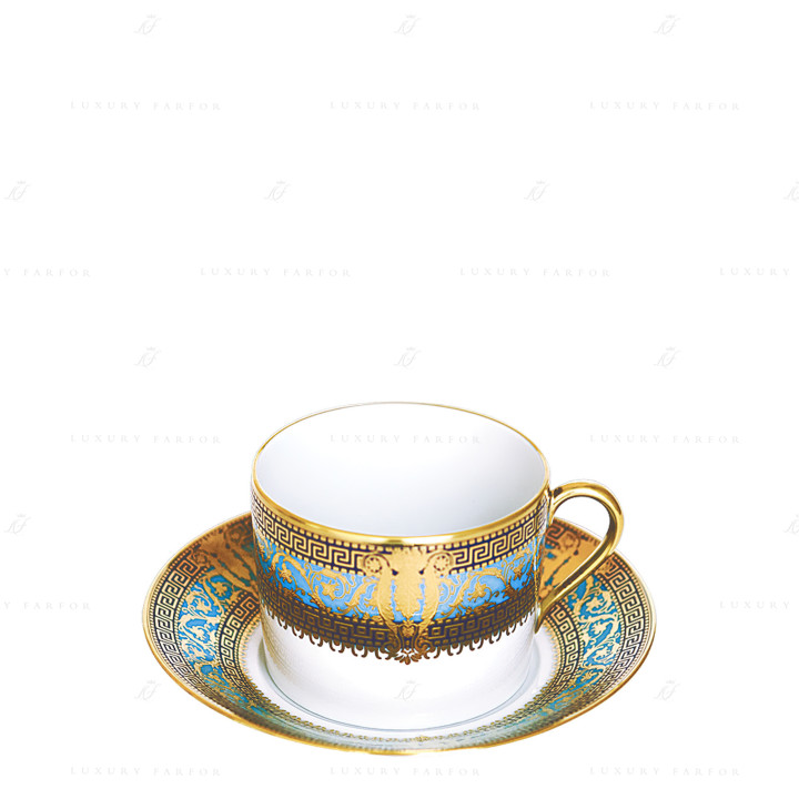 Чашка для завтрака с блюдцем 0,3л коллекции Salon Murat Bleu Ciel бренда Haviland