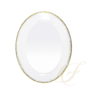 Блюдо овальное 40см коллекции Souffle D'or бренда Haviland