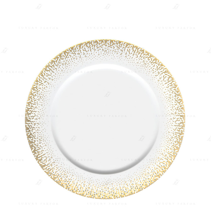 Тарелка подстановочная 31,5см коллекции Souffle D'or бренда Haviland