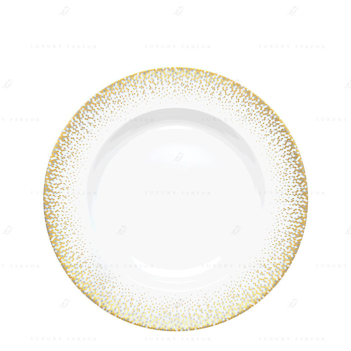 Тарелка глубокая 31,5см коллекции Souffle D'or бренда Haviland