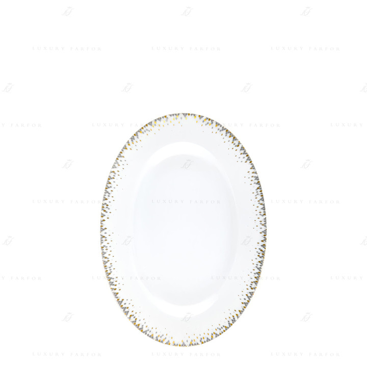 Блюдо для гарнира 23х16,5см коллекции Souffle D'or бренда Haviland