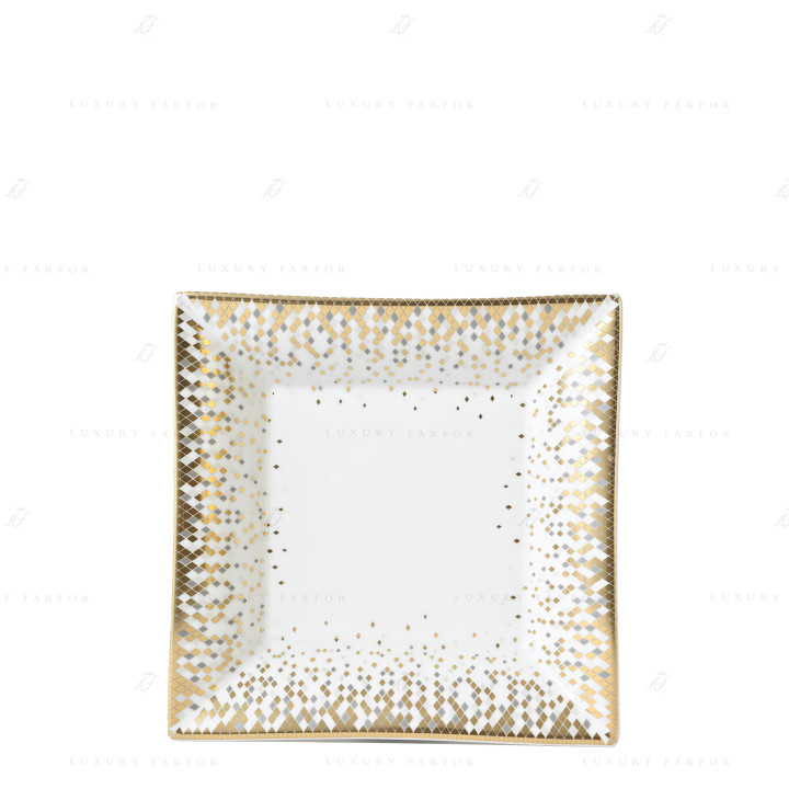 Чаша квадратная 18,5см коллекции Souffle D'or бренда Haviland