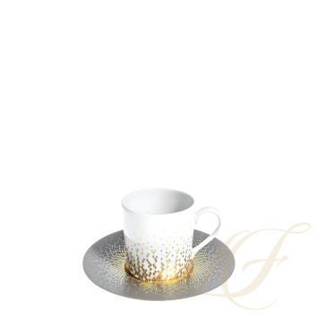 Чашка кофейная с блюдцем 0,08л коллекции Souffle D'or бренда Haviland