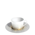 Чашка чайная с блюдцем 0,15л коллекции Souffle D'or бренда Haviland