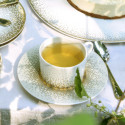 Чашка чайная с блюдцем 0,15л коллекции Souffle D'or бренда Haviland
