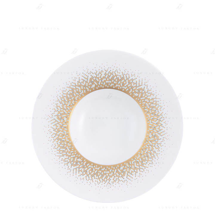 Тарелка суповая 27см коллекции Souffle D'or бренда Haviland
