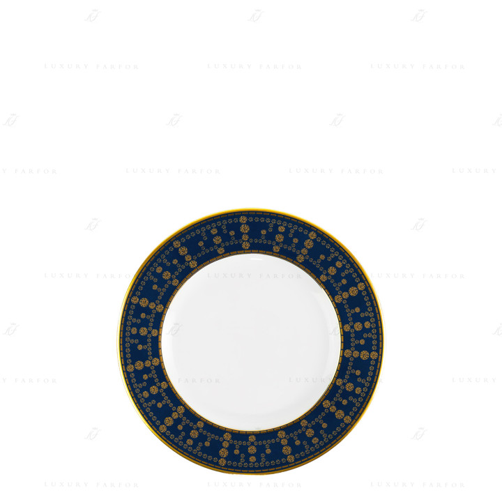Тарелка десертная 16см коллекции Tiara Bleu de Prusse Or бренда Haviland