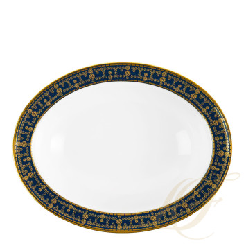 Чаша для овощей 23,5см коллекции Tiara Bleu de Prusse Or бренда Haviland