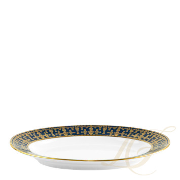 Блюдо для гарнира 23х16,5см коллекции Tiara Bleu de Prusse Or бренда Haviland