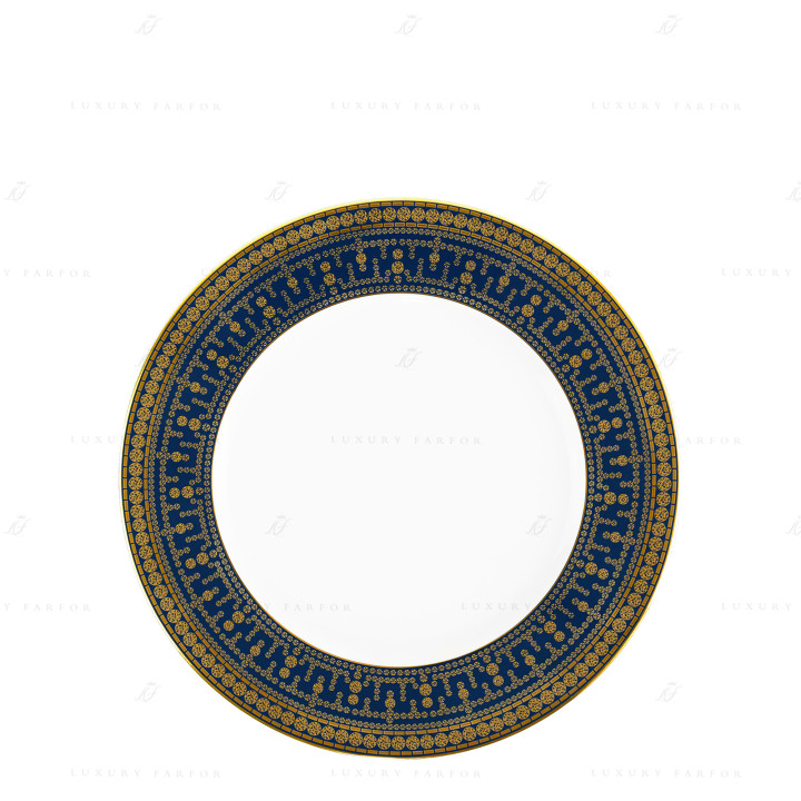 Тарелка главная 28см коллекции Tiara Bleu de Prusse Or бренда Haviland