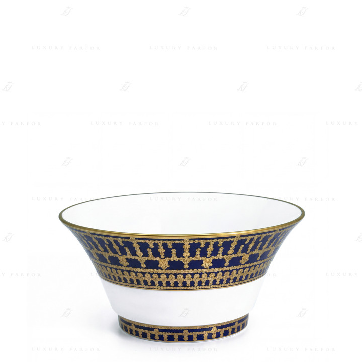 Салатник 26см коллекции Tiara Bleu de Prusse Or бренда Haviland