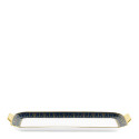 Блюдо для пирога 39х15,5см коллекции Tiara Bleu de Prusse Or бренда Haviland